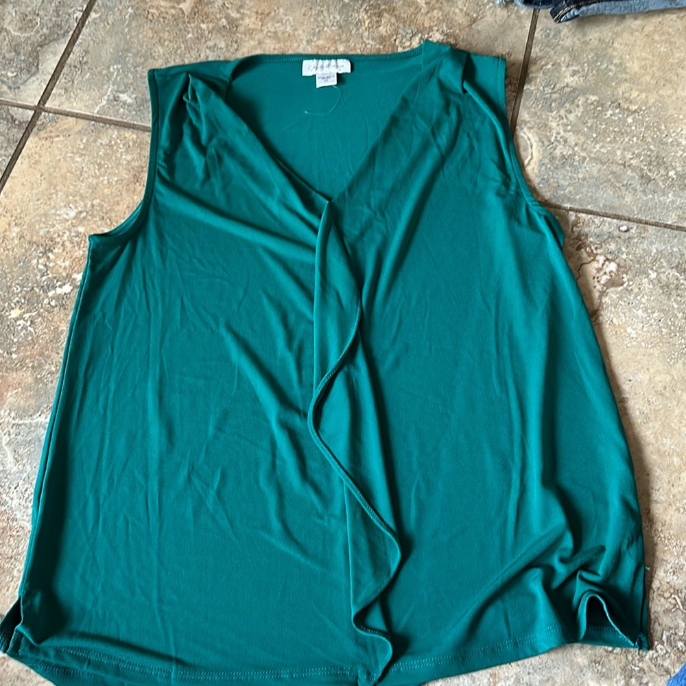 Dark green blouse size small
